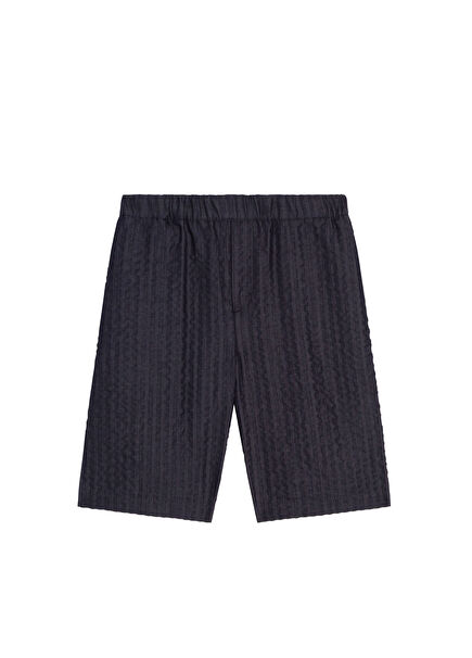 Colorful Logo Patch Boys' Bermuda Shorts
