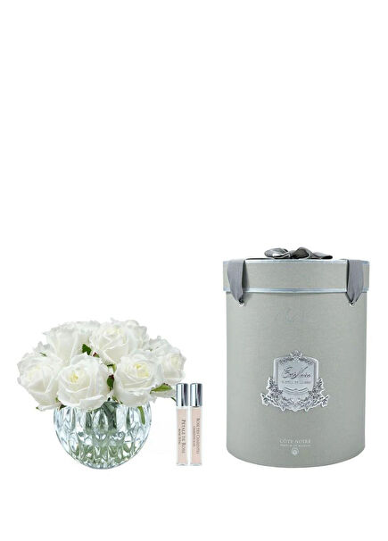 Beyaz 13 Güllü Dokulu Oda Kokusu