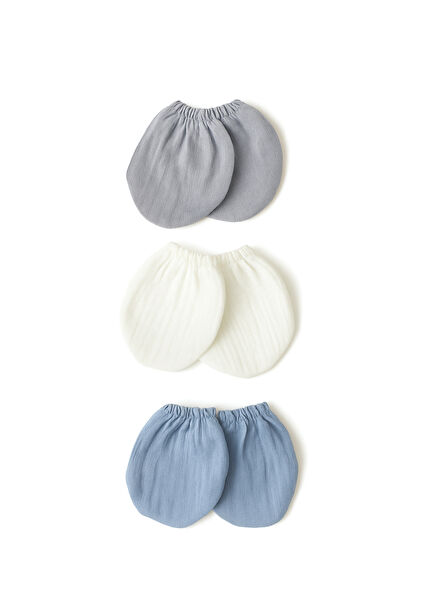 Multicolor Baby Boy 3-Piece Gloves Set