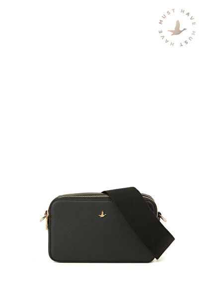 Picollo Siyah Kadın Çapraz Çanta