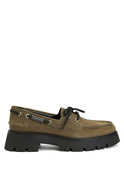 Carson Naturel Kadın Süet Loafer