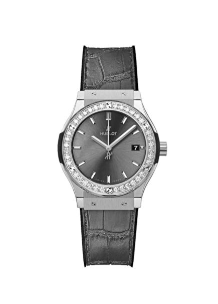 Classic Fusion Racing Grey Titanyum Diamonds Saat