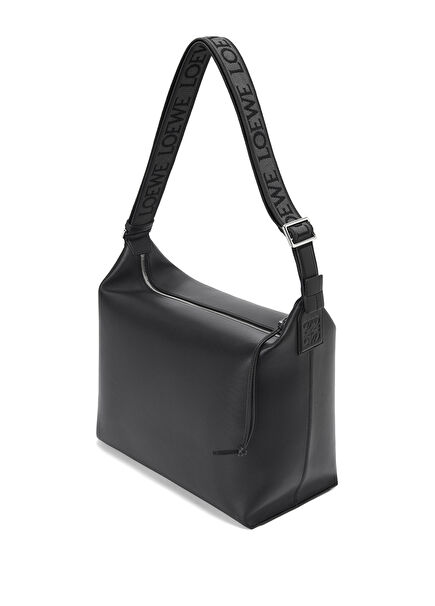 Cubi Black Logo Women's Leather Bag