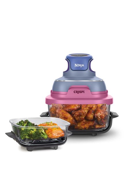 Crispi 4-in-1 Purple Mauve Taşınabilir Cam Hazneli Pişirme Sistemi - 