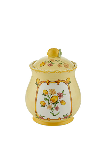 Il Sogno Sarı Porselen Saklama Kabı