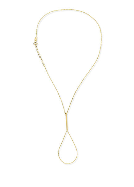 Çizgi 14 Ayar Kadın Altın Şahmeran Bileklik