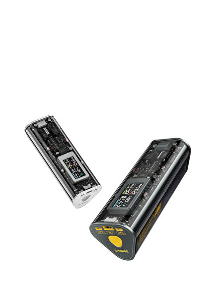 Yüksek Güçlü ve Şeffaf Tasarımlı Beyaz GaN Powerbank 170 W