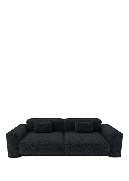 Tierra Dark Grey Double Sofa