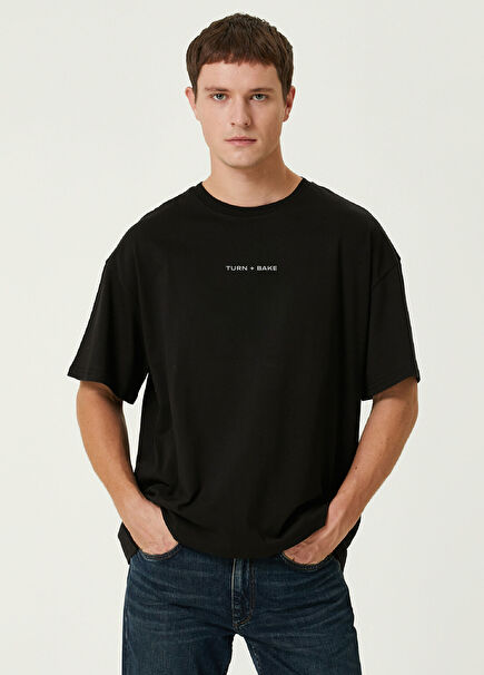 Targets Black Back Printed Short Sleeve Men's T-shirt