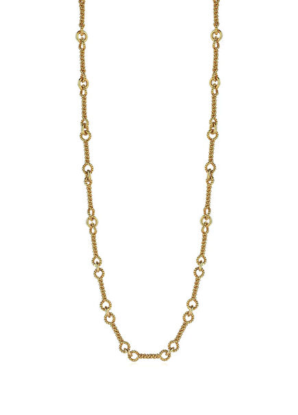 The Roman Knot Womens Gold Plated Necklace