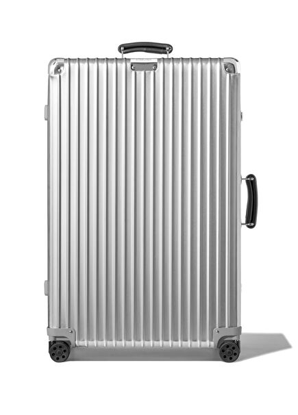 Classic Check-In Large Silver Bavul