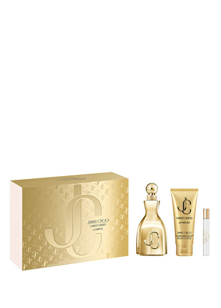 I Want Choo Le Parfum 100 ml + I Want Choo Le Parfum 7,5 ml + Body Lotıon 100 ml Kadın Parfüm Seti