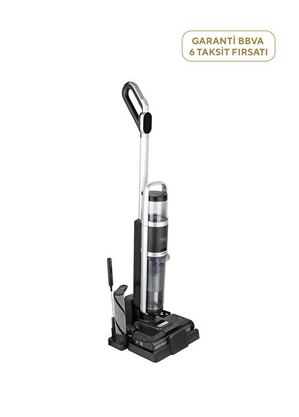 WD 7 Pure Clean Şarj İstasyonlu Islak Kuru Şarjlı Dikey Süpürge