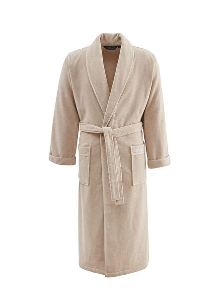 Lord Bej Pamuklu Erkek Bornoz