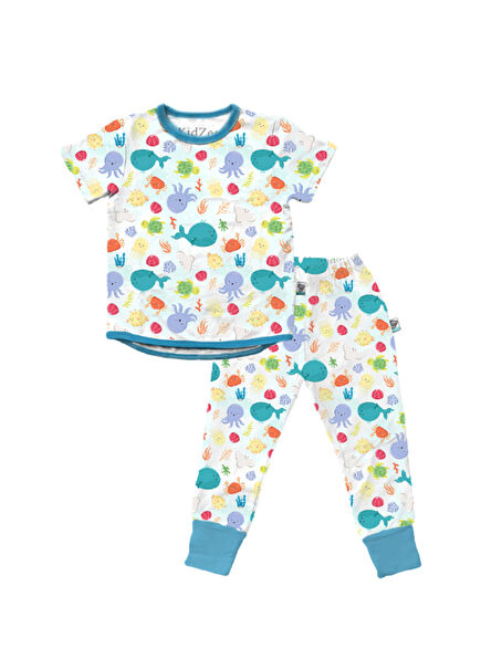 TOG 0.5 Sea Zee Pj Blue Boys Pajama Set