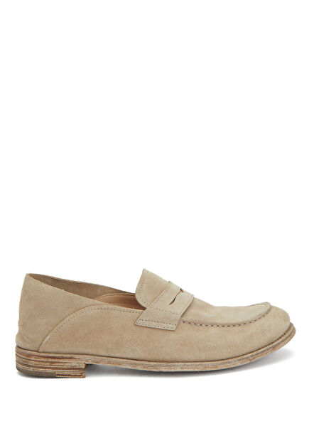 Nude Kadın Süet Loafer