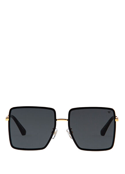 BC 1244 C 1 Siyah Altın Rengi Metal Kadın Güneş Gözlüğü