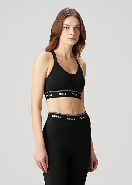 Alba Siyah Spor Sütyeni