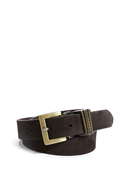 Brown Women's Leather Belt