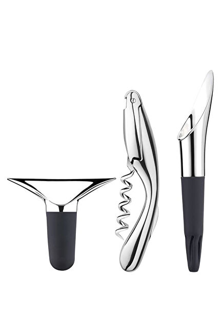 Silver 3-Pack Wine Set