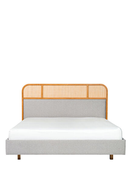 Glass Grey Bed 160 x 200 cm