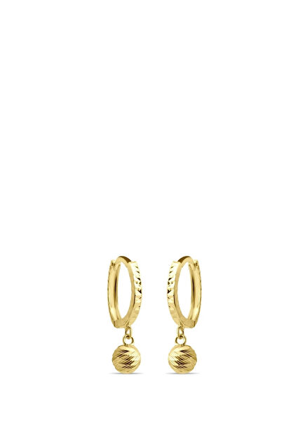 Dorica Dangle 14K Gold Women's Hoop Earrings