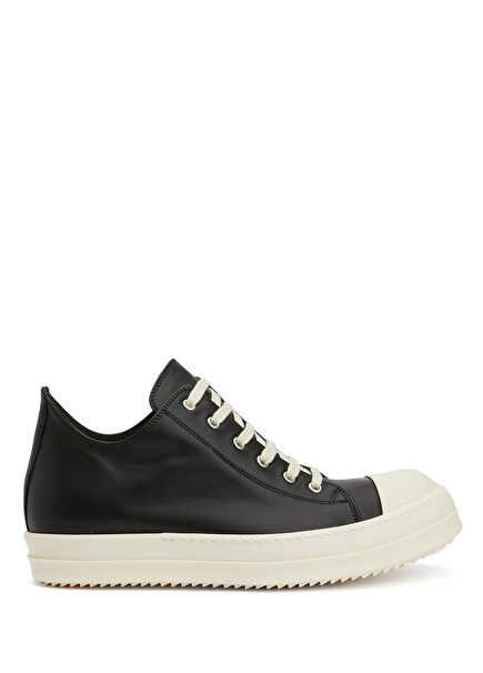 Black Men's Leather Sneakers
