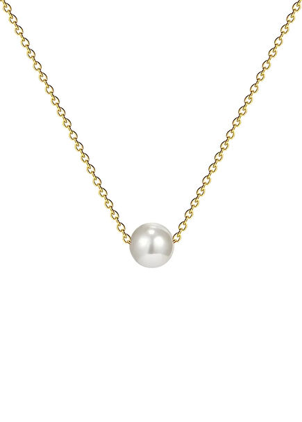 Milano White Women's Pearl Necklace