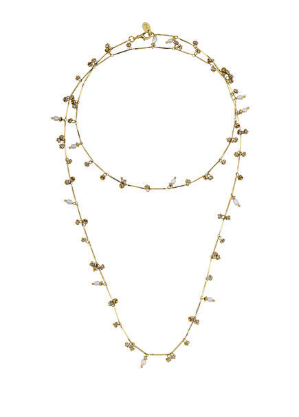 Dancing Disco Sparkle Uzun Altın Kaplama Kadın Kolye