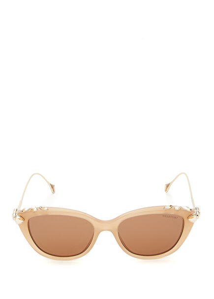 Bronz Taşlı Kadın Güneş Gözlüğü