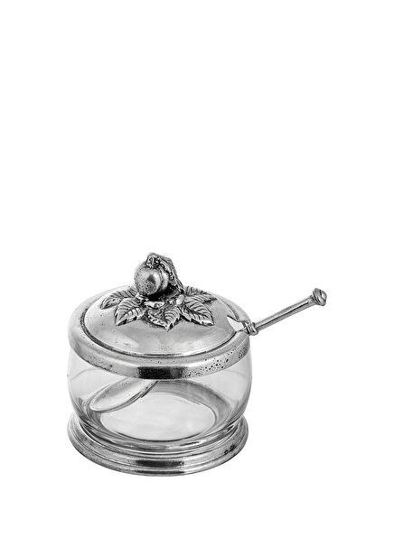 Tin Glass Jam Holder