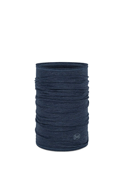 Merino Lightweight Solid Night Blue Wool Unisex Lanyard