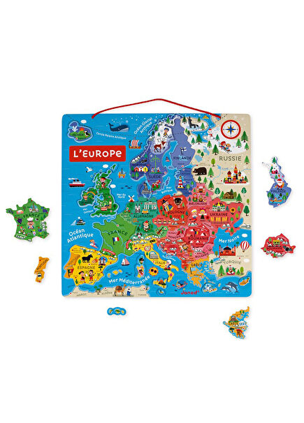 Avrupa Haritası Mıknatıslı Oyun
