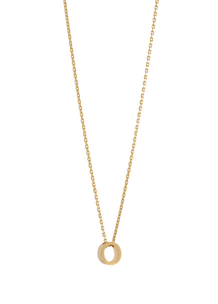 Mini Initials Women's Gold Necklace