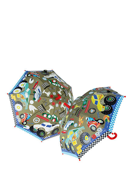 Cars Araba Desenli Renk Değiştiren Çocuk Şemsiye 