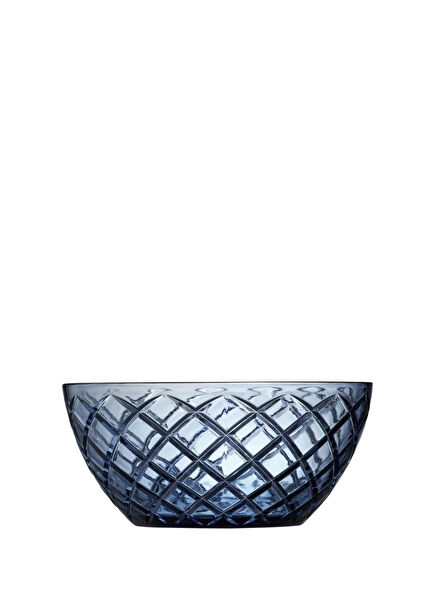 Sorrento Blue Glass Salad Bowl