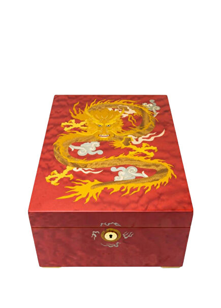 Special Edt. Red Dragon Claw Humidor 110s Cigar Box