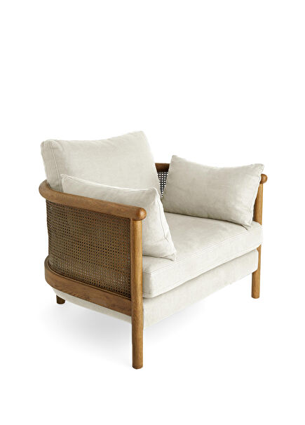 Soffy Poplar Wooden Armchair