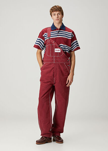 X Martine Rose Burgundy Jumpsuit