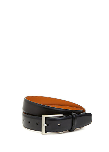 Grey Mens Leather Belt