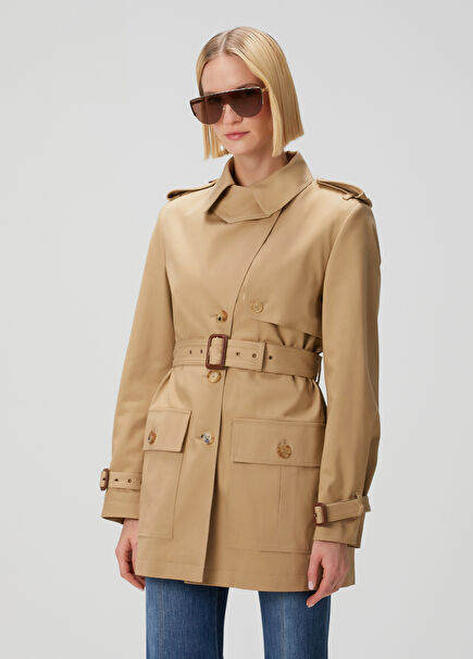 Beige Trench Coat