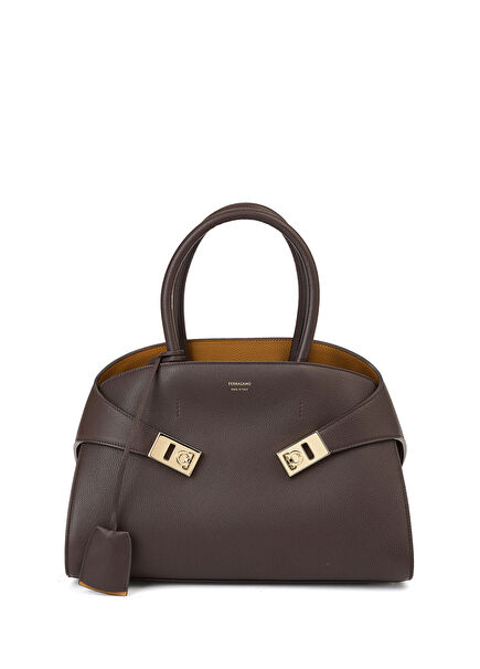 Koyu Kahverengi Kadın Deri Çanta