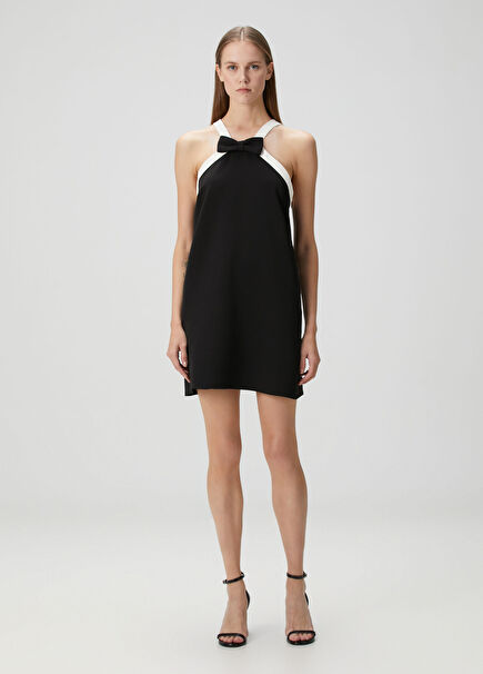 Riquela Black White Mini Dress