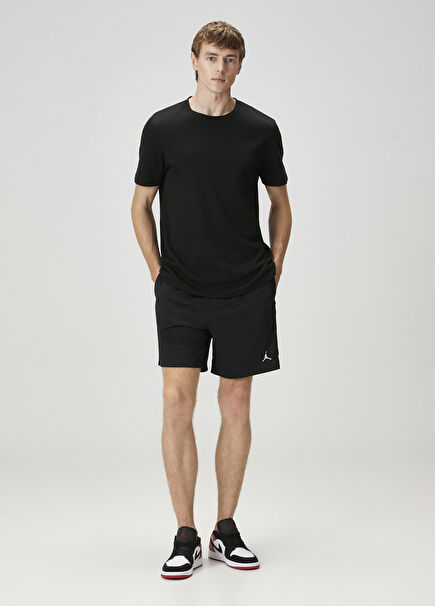 Black Waist Corded Shorts
