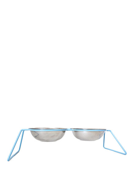 Cloud M/L Mavi Çelik Köpek Mama ve Su Kabı