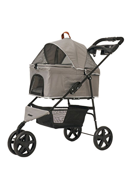 Venus Grey Cat & Dog Transport Trolley