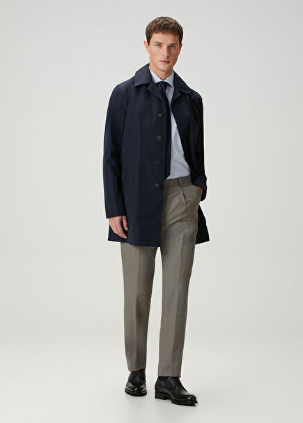Beige Wool Trousers