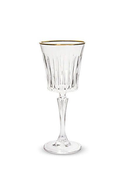 Timeless 6-Piece Gold Rimmed Glass Set