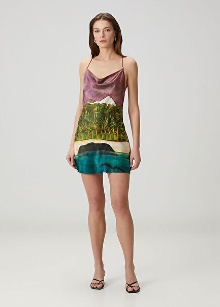 La Sierra Mini Silk Dress