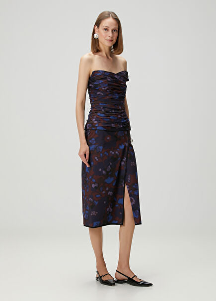 Felicita Patterned Midi Dress